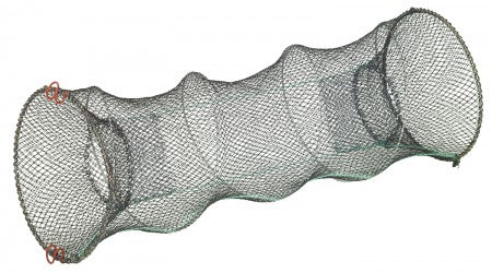 Nasse à vifs pour poissons appâts 90 * 30 * 25 cm, ronde et pliable