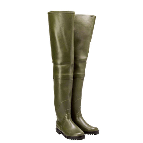 Bottes de pêche Aigle Truite pointure 45 avec élastique et semelle à crampons