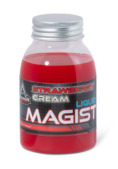 Anaconda Magist Liquid Strawberry Cream 250 ml Flüssiglockstoff Karpfen und Weissfische