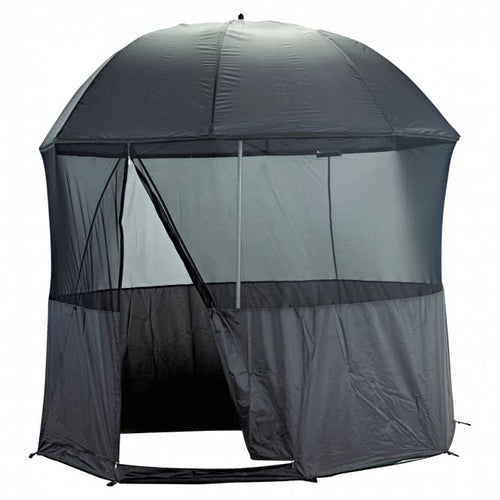 Parapluie-tente de pêche, envergure de 2,5 mètres, avec moustiquaire amovible, 4 kg