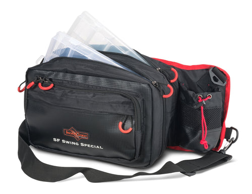 Iron Claw SF Swing Special Angeltasche für Angelzubehör und Angelgeräte mit Box
