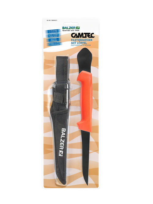 Couteau à filet avec cuillère 12 cm pour lever les filets de poisson