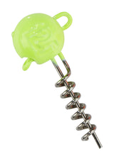 Balzer Shirasu UV-aktive screw in Jigheads gelb 10 Gramm für das Hecht Angeln