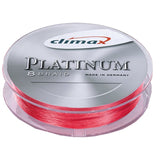 Climax Platinum 8 Braid geflochtene Angelschnur ROT 0,16 mm/15,5 kg- 1 Meter