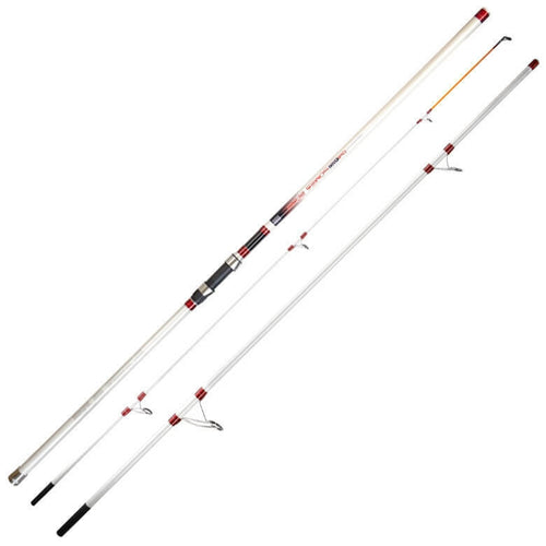 Canne de surfcasting DEGA CPX Power Surf 4,2 mètres, puissance de lancer 100 à 200 grammes, 3 brins