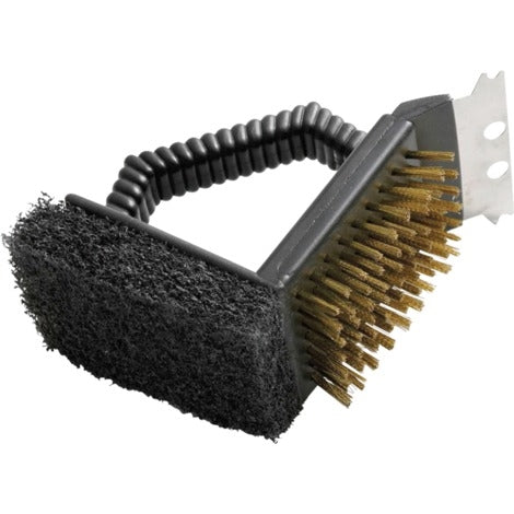 Brosse de nettoyage pour barbecue 3 en 1, brosse pour grille de barbecue