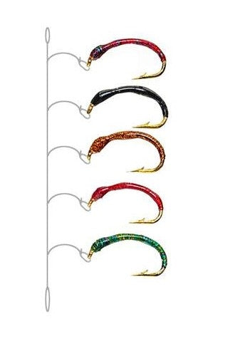 Montage pour corégone, perche et omble chevalier, 8 pièces assorties avec accessoires