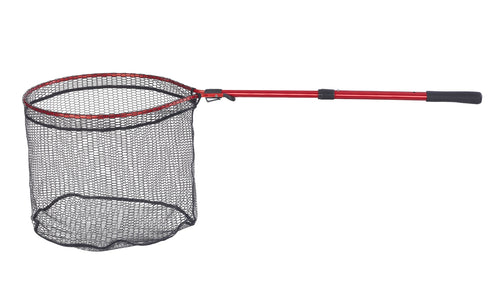 Épuisette pliante rapide Balzer Shirasu S, taille d'arceau 32 x 30 cm, maillage 10 mm
