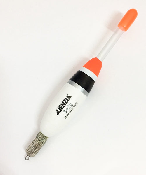 Flotteur lumineux Jenzi plombé 8 + 2 grammes flotteur de pêche avec poids amovibles flotteur à truite flotteur à sandre flotteur à brochet flotteur à carpe flotteur de pêche de nuit