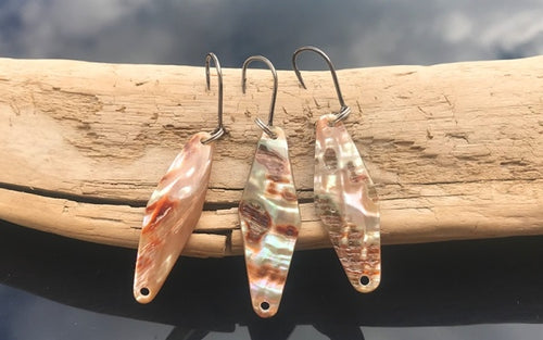 Micro-cuillère en nacre ORIGINALE fabriquée à la main, chaque pièce est unique