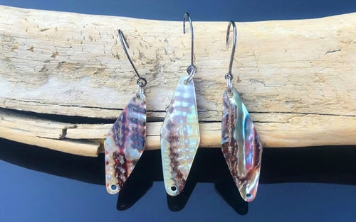 Micro-cuillère en nacre ORIGINALE fabriquée à la main, chaque pièce est unique