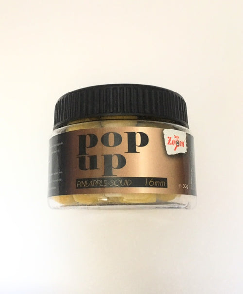 Pop Up Boilies Carp Zoom Pineapple Squid 16 mm 50 Gramm