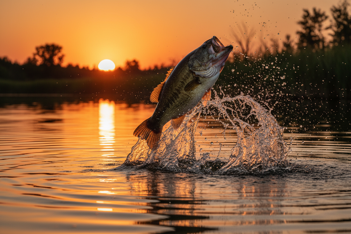Springender Fisch