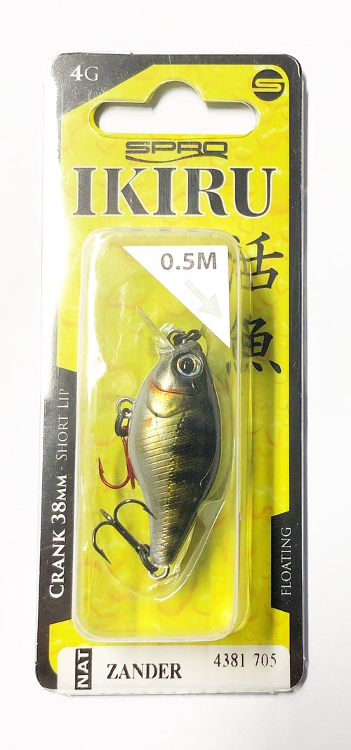 Spro Ikiru Naturals Crank 3,8 cm Sandre profondeur de nage 0,5 mètre