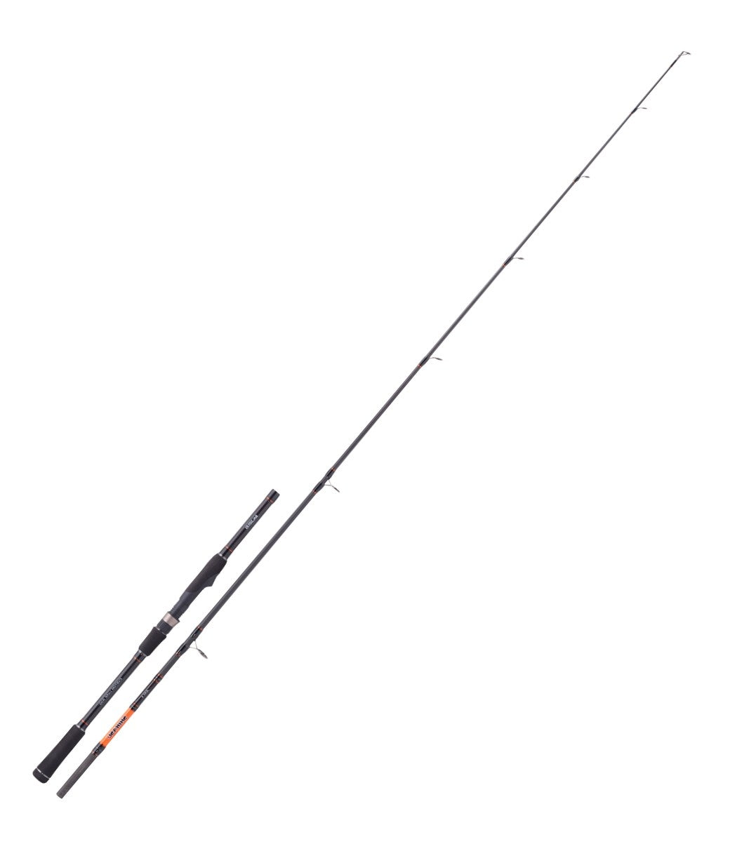 Shirasu Jerk S 1,95m Angelrute 40 bis 110 Gramm Wurfgewicht 1,44 Meter Transport für Stationärrolle