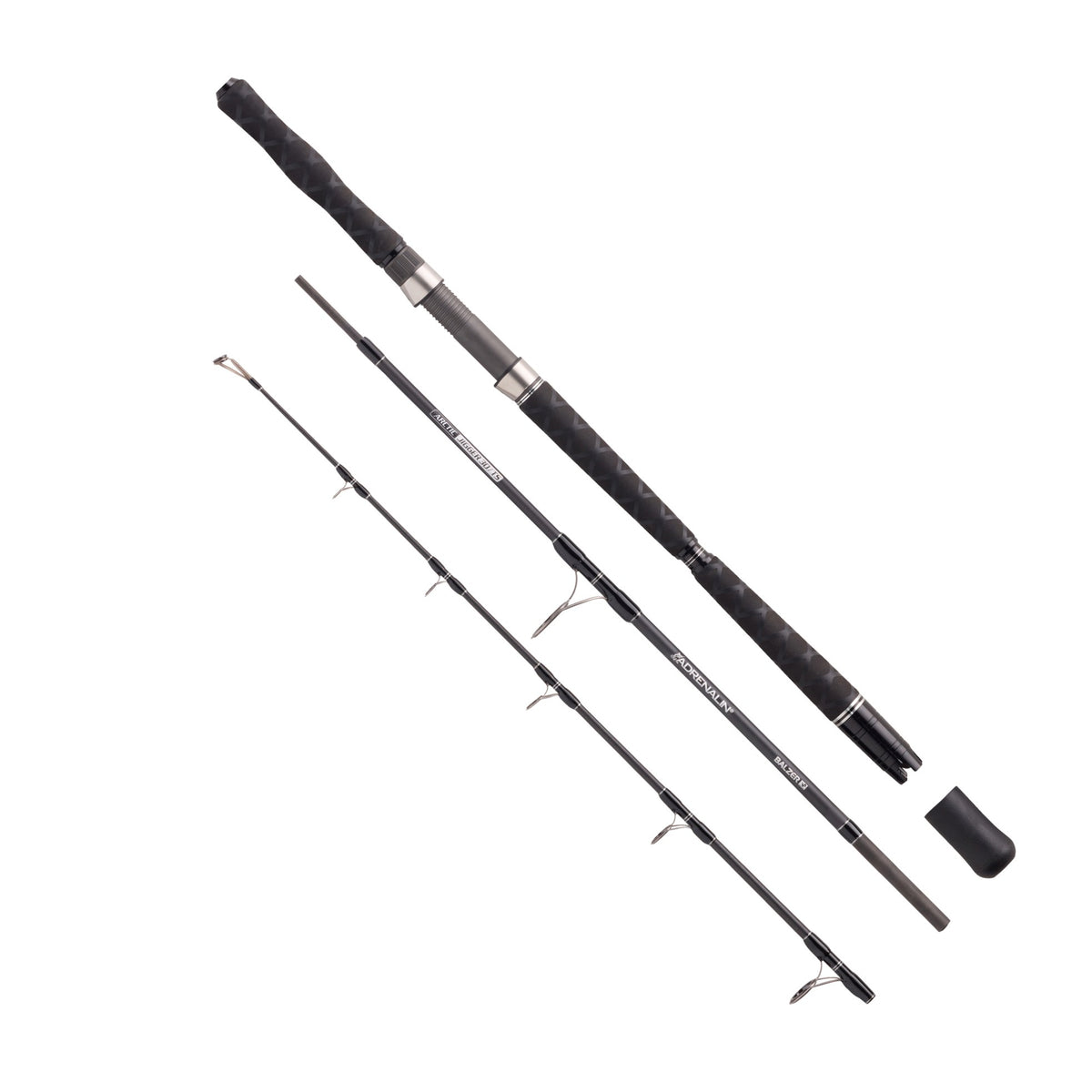 Meeresrute Balzer Adrenalin Arctic Jigger Travel 9-Spin Meter 1,97 Meter Länge 4 - 9 lb WG. 0,75 M Transp. 345 Gramm