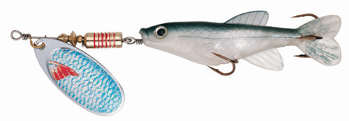 Balzer Colonel Z Minnow Original Spinner mit Gummifisch bestückt