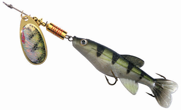 Balzer Colonel Z Minnow Original Spinner mit Gummifisch bestückt