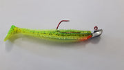 Leurre souple Lemon Tiger Shad prémonté