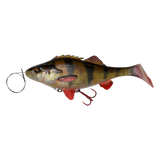 Savage Gear 4D Perch Shad 20 cm leurre souple 100 grammes coloris Thru Perch
