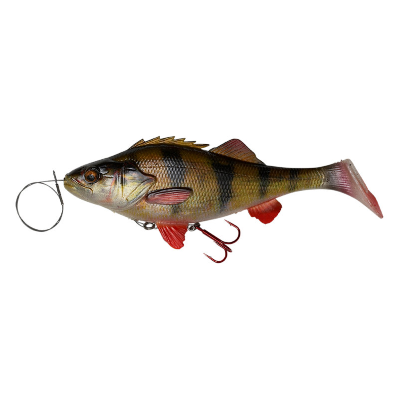 Savage Gear 4 D Perch Shad 20 cm Angelköder Gummifisch 100 Gramm Farbe Thru Perch