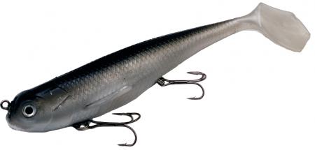 Leurre souple Behr Trendex Molly avec tête plombée 12 cm 34 grammes décor poisson blanc
