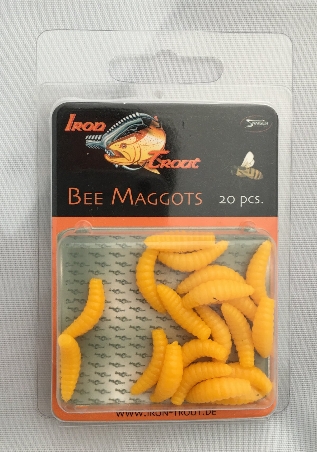 Bienenmaden gelb künstlich 20 Stück | Angelraupe