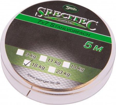 Bas de ligne en acier Specitec 7x7