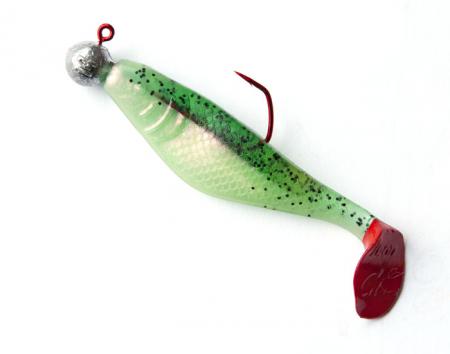 Leurre souple monté 10 cm