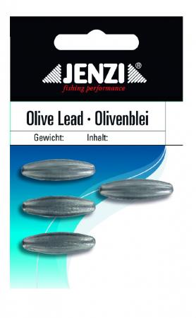 Plombs olive Jenzi 12 grammes, 4 pièces, plomb de pêche