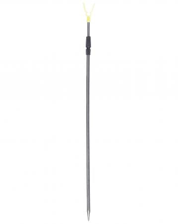 Support de canne télescopique en acier inoxydable, env. 70 cm à 120 cm de longueur avec support en V