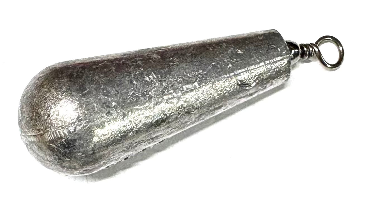 Birnenblei mit Wirbel 200 Gramm 1 Stück lose Angelblei