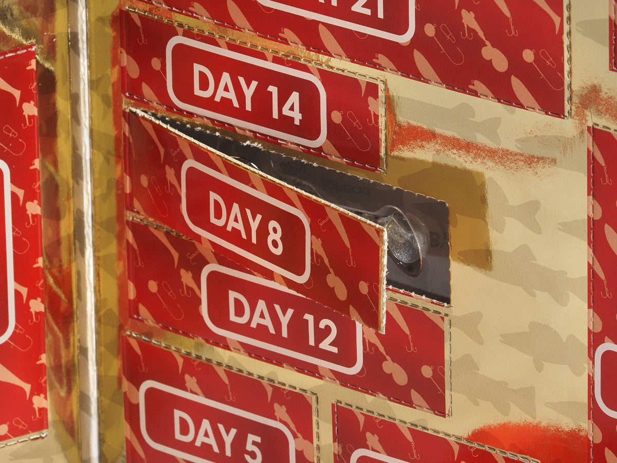 Abu Adventskalender für Angler mit vielen Angelsachen