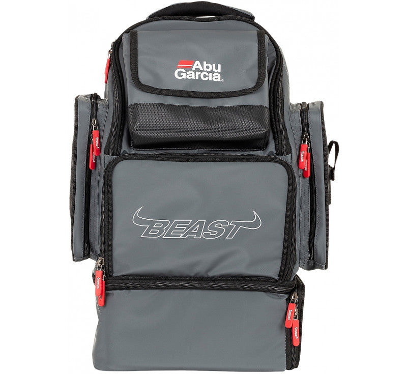 Abu Garcia Beast Angelrucksack mit Zubehörboxen 40 * 20 * 53 cm mit Kühlfach herausnehmbar
