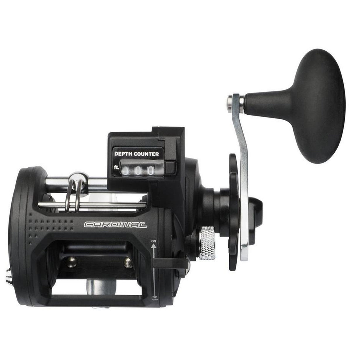 Abu Garcia Cardinal 20 LG Trolling Multirolle mit Zählwerk 265 Meter 0,35 mm Schnurfassung 2 Kugellager 6,8 kg Bremskraft