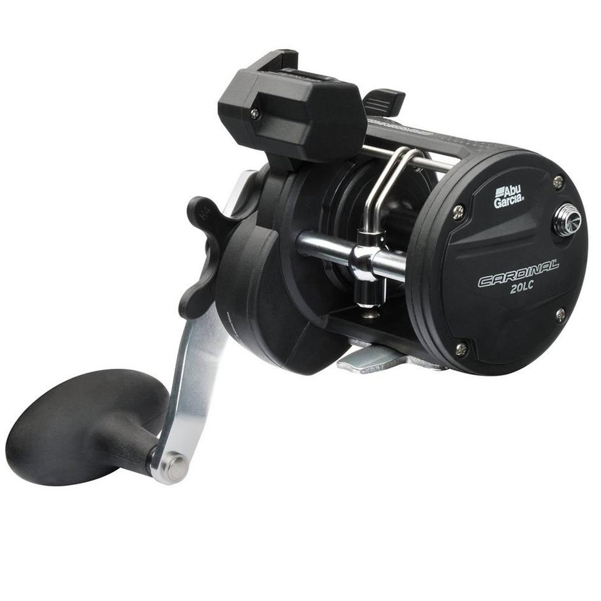 Abu Garcia Cardinal 20 LG Trolling Multirolle mit Zählwerk 265 Meter 0,35 mm Schnurfassung 2 Kugellager 6,8 kg Bremskraft