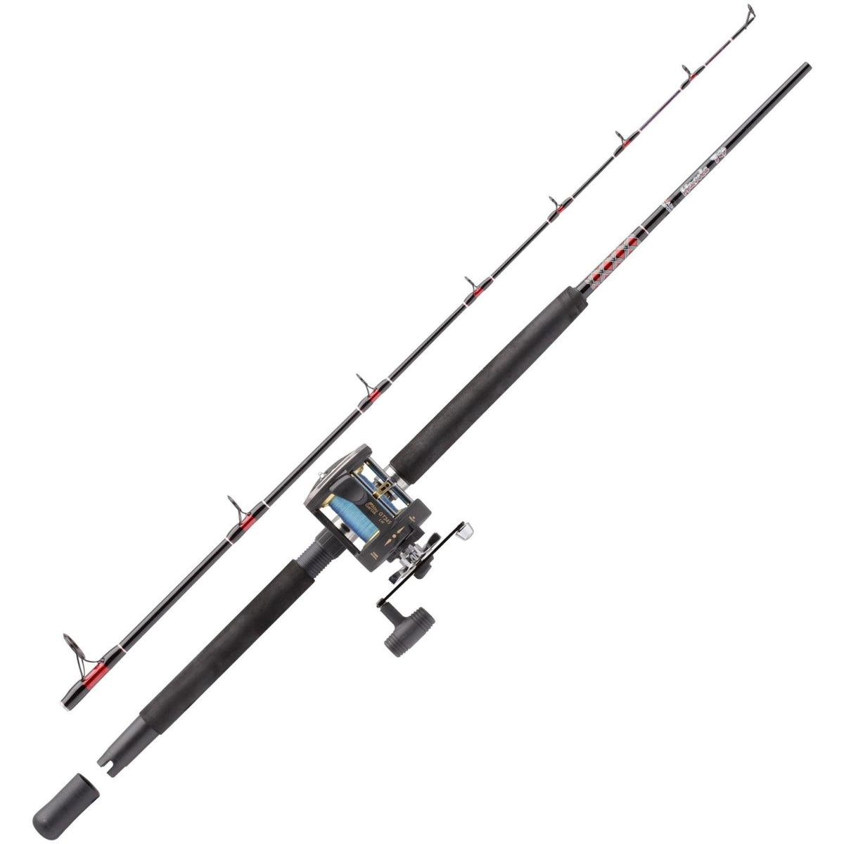 Abu Garcia Meeresangelkomplett Set Angelset mit Angelrolle Angelschnur Angelrute 15 - 40 lbs. 0,94 Meter Transport