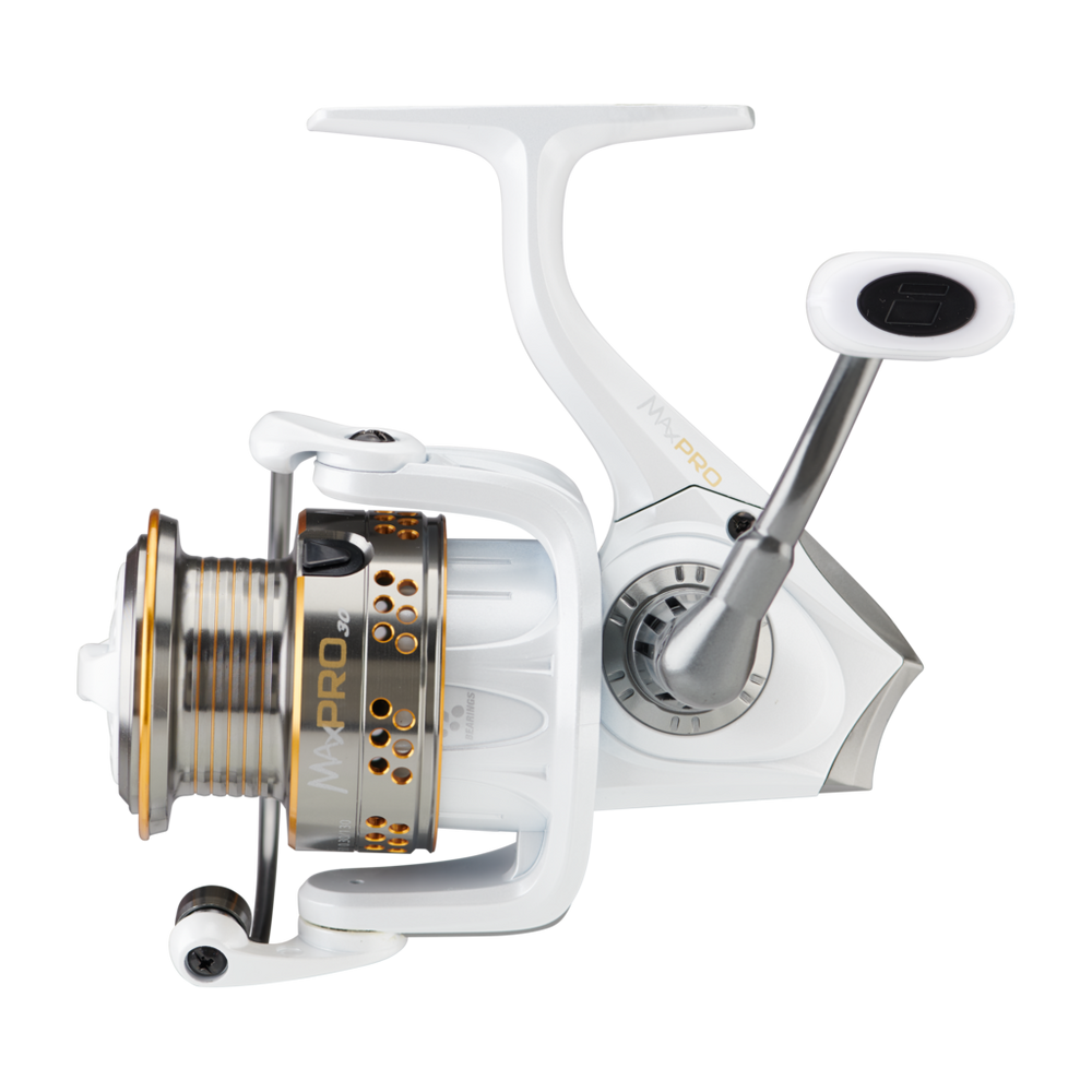 Abu Garcia Max Pro SP10 Angelrolle 5,2 : 1 226 Gramm 7 Kugellager 0,20 mm 140 Meter