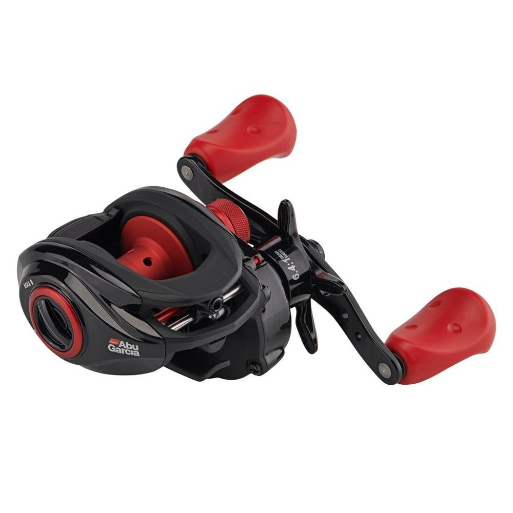 Abu Garcia Max 4 X-L Baitcastrolle Linkshand 6,4 : 1 5 Kugellager 64 cm Schnureinzug 6,8 kg Bremskraft 210 Gramm