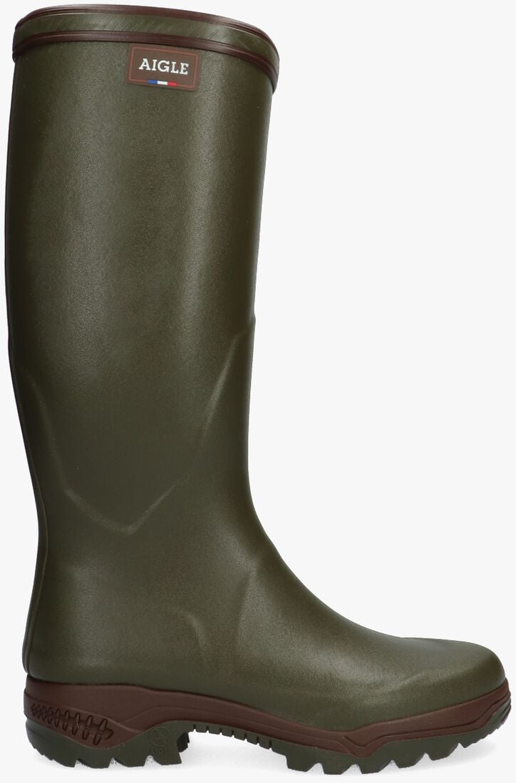 Aigle Parcours 2 Gummistiefel khaki grün Größe 42 - Angelstiefel