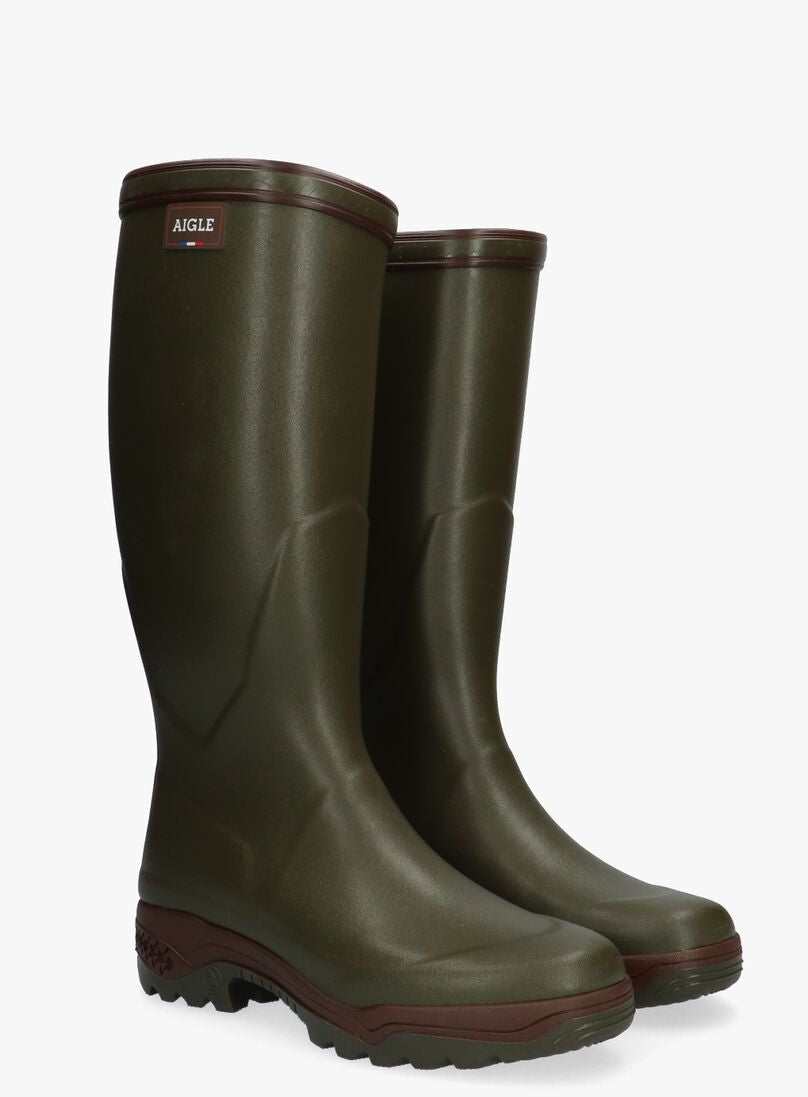 Aigle Parcours 2 Gummistiefel khaki grün Größe 43 Angelstiefel