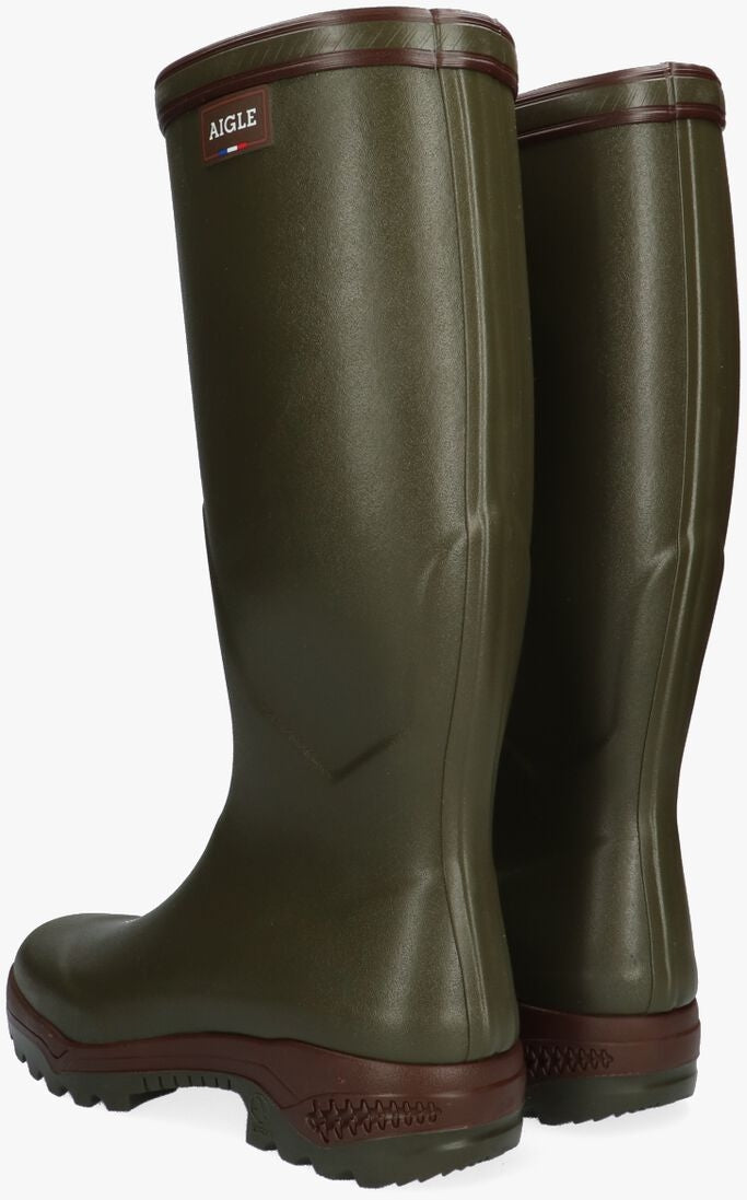 Aigle Parcours 2 Gummistiefel khaki grün Größe 42 - Angelstiefel