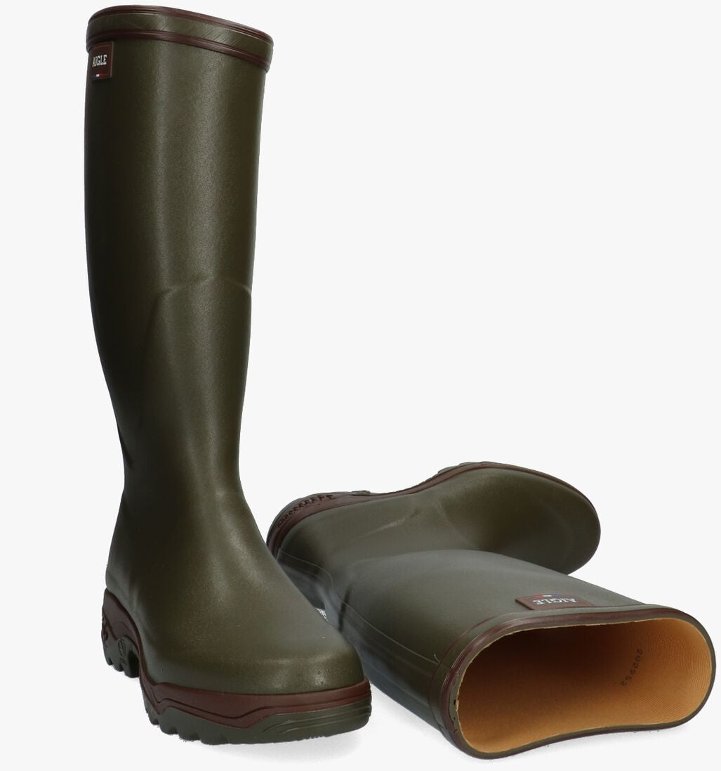 Aigle Parcours 2 Gummistiefel khaki grün Größe 41 Angelstiefel