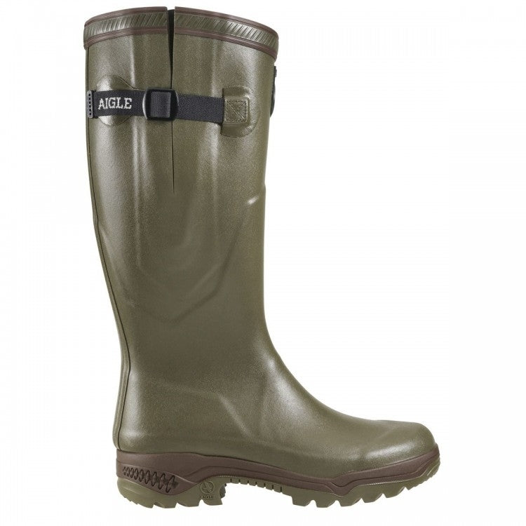 Bottes en caoutchouc naturel Aigle Parcours 2 Vario, taille 44, avec soufflet réglable