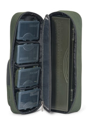 Anaconda Freelancer Work Pouch 1 avec 4 boîtes à pêche et une trousse à bas de ligne, poche extérieure : 20 x 10 x 2 cm
