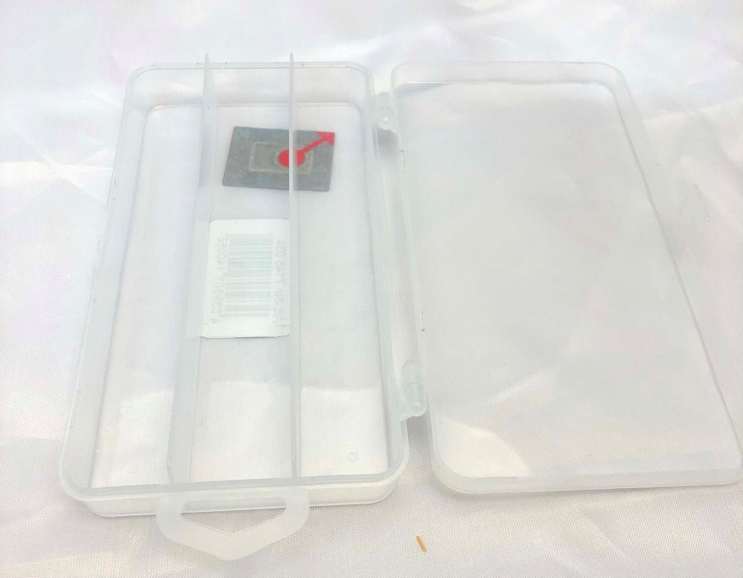 Boîte de pêche 17,8 * 6,2 * 3 cm avec 3 compartiments pour accessoires de pêche et leurres