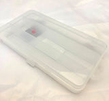 Angelköderbox 17,8 * 6,2 * 3 cm  mit 3 Fächern für Angelgeräte und Angelköder