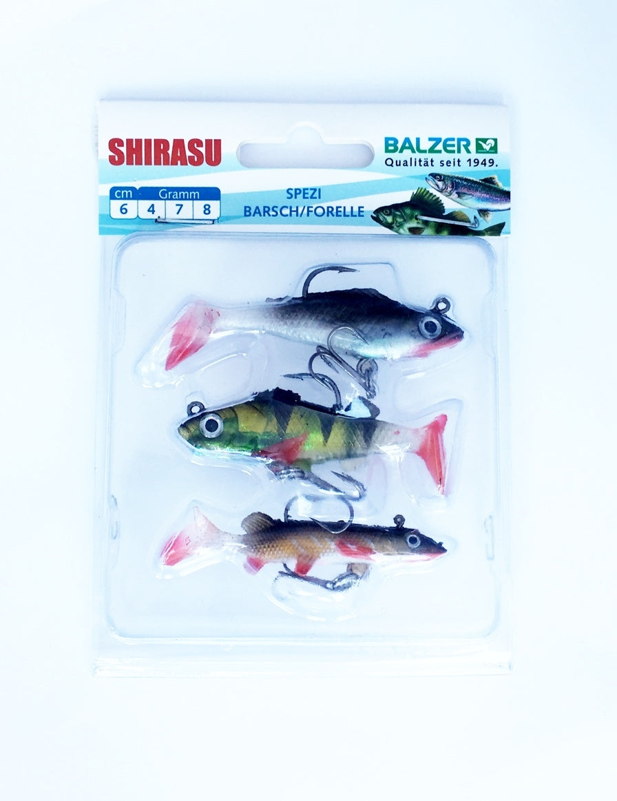 Barschangelköderset Forellenangelköderset 3 Angelköder 6 cm 4 7 und 8 Gramm