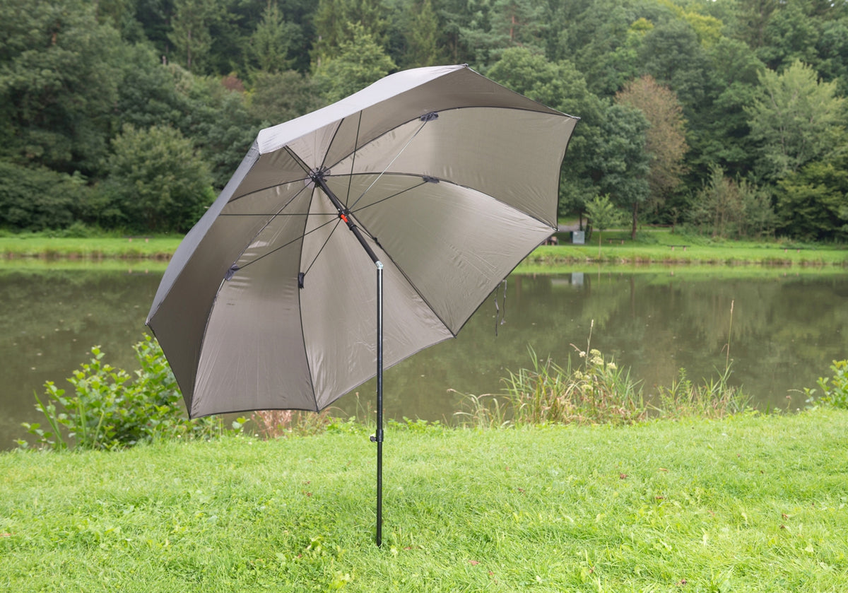 Angelschirm Brolly 2,20 Meter Bogenspannweite Anglerschirm zum Angeln