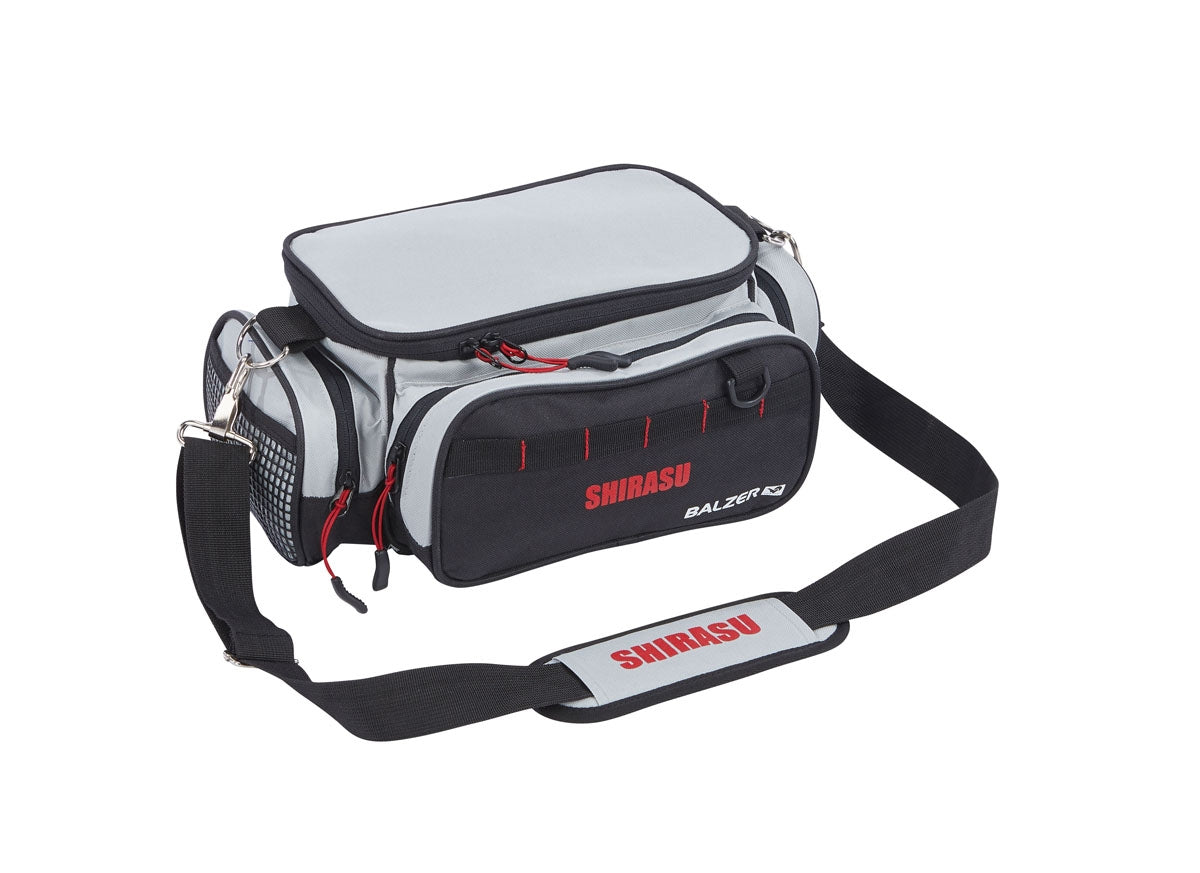 Balzer Shirasu Organizer klein 35 * 19 * 15 cm Angeltasche mit 2 Angelboxen für Angelzubehör